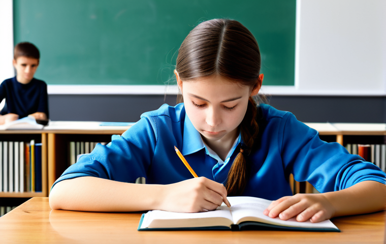 경매사 시험 중 주의해야 할 함정과 실수 - Mock Test Success**
A student fully clothed in appropriate study attire, confidently completing a p...