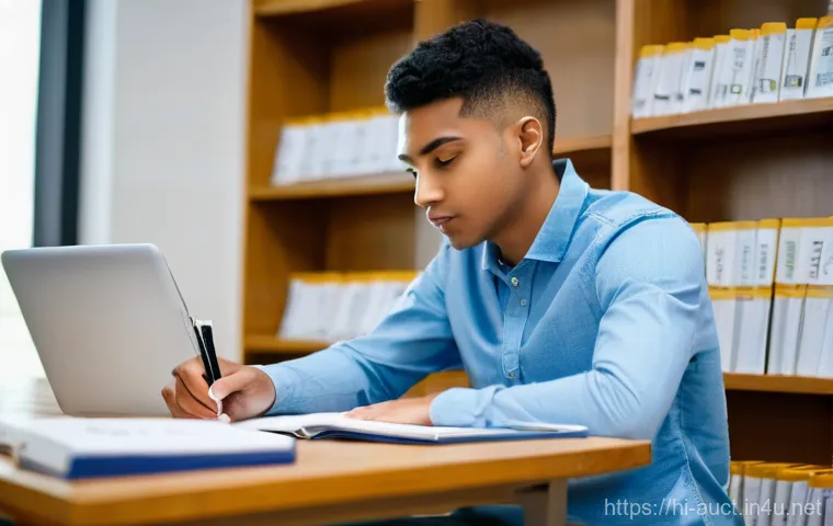 경매사 필기시험에서 중요한 문제 유형 - **Prompt: Focused Student Mastering the Auctioneer Syllabus and Mock Tests**
A bright, clean, an...
